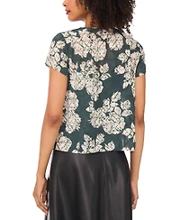 Vince Camuto Women's Cap-Sleeve Cowl Neck Blouse