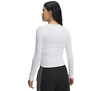 Under Armour Women's Rival Rib Long Sleeve Top