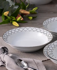 Noritake Eternal Palace 4-Pc. Rim Dinner Bowl Set, Service for 4