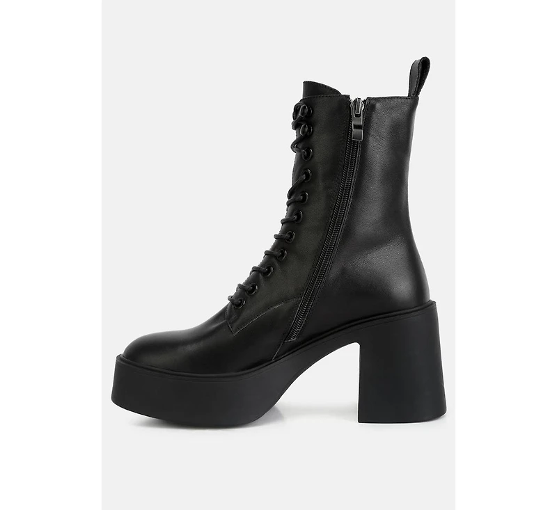 Carmac Womens High Ankle Platform Boots