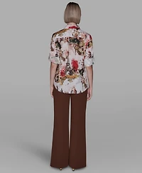 Karl Lagerfeld Paris Women's Print Top