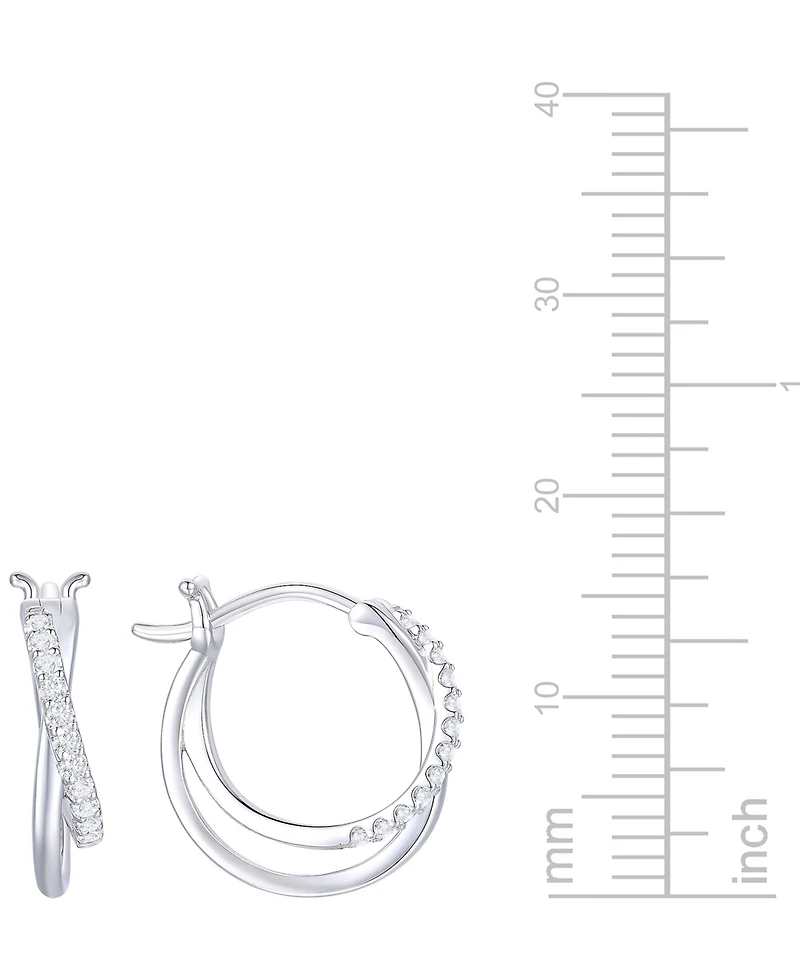 Macy's Diamond Earrings (1/5 ct. t.w.) in Sterling Silver