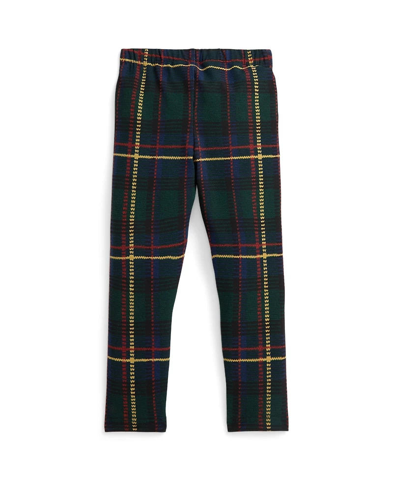 Polo Ralph Lauren Girls 2T-6X Plaid Leggings