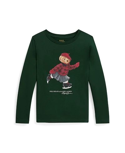 Polo Ralph Lauren Girls 2T-6X Long Sleeves T-Shirt