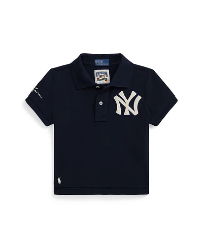 Polo Ralph Lauren Girls 2T-6X Short Sleeves Yankees Polo Shirt