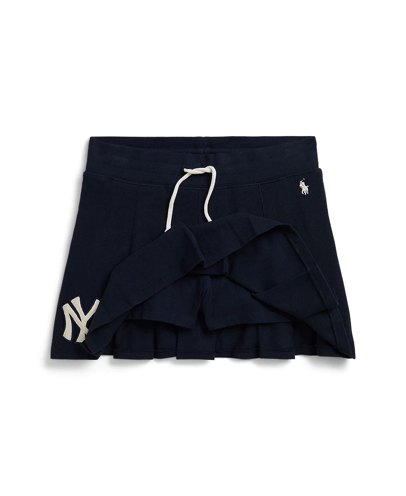 Polo Ralph Lauren Girls 7-16 Yankees Mesh Skorts