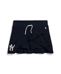 Polo Ralph Lauren Girls 7-16 Yankees Mesh Skorts