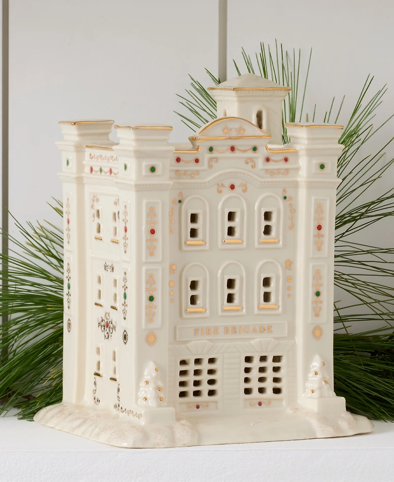From The Vault! Lenox Mistletoe Park Fire House, Exclusively at Macy's