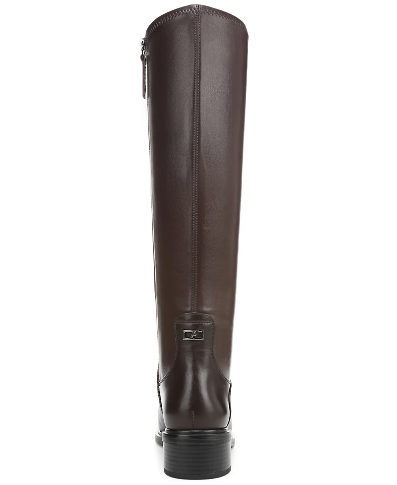 Franco Sarto Women's Gisella Wide Calf Round Toe Zip Tall Boots