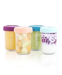 Babymoov Babybowls Glass 8oz (x4) food storage set