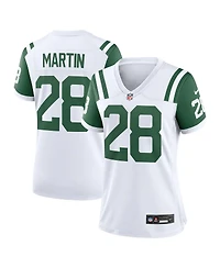 Nike Women'sCurtis Martin White New York Jets Classic Alternate Retired Player Game Jersey