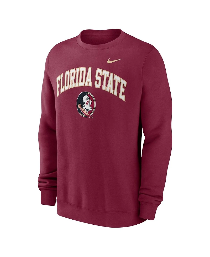 Nike Men's Garnet Florida State Seminoles Arch Pullover Sweatshirt