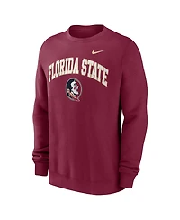 Nike Men's Garnet Florida State Seminoles Arch Pullover Sweatshirt