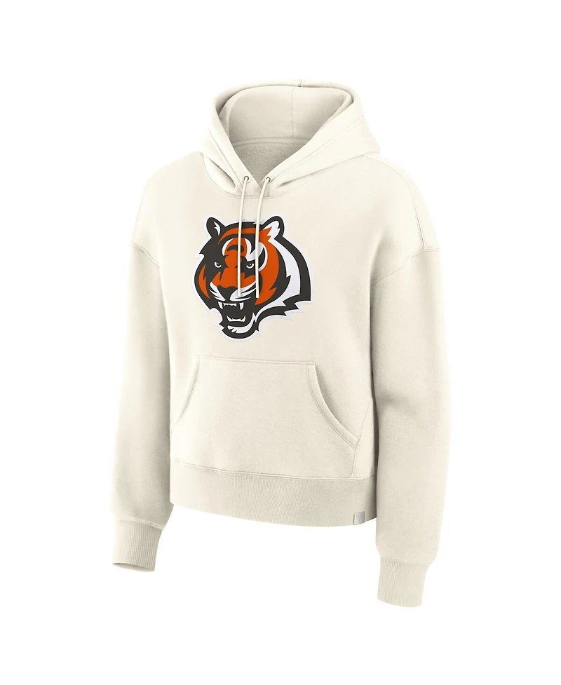 Fanatics Women's Cream Cincinnati Bengals Dove Legacy Pullover Hoodie