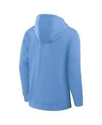Jordan Men's Carolina Blue North Tar Heels 2025 Coaches Premium Dri-fit Quarter-Zip Hoodie