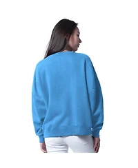 G-iii 4Her by Carl Banks Women's Light Blue Tennessee Titans Oversized Feud Sweatshirt