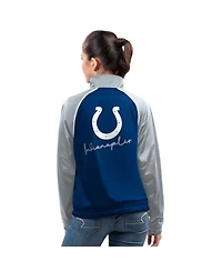 G-iii 4Her by Carl Banks Women's Royal Indianapolis Colts Replay Full-Zip Track Jacket