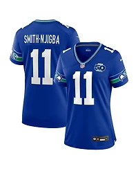 Nike Women'sJaxon Smith-Njigba Royal Seattle Seahawks Alternate 2 50th Season Game Jersey