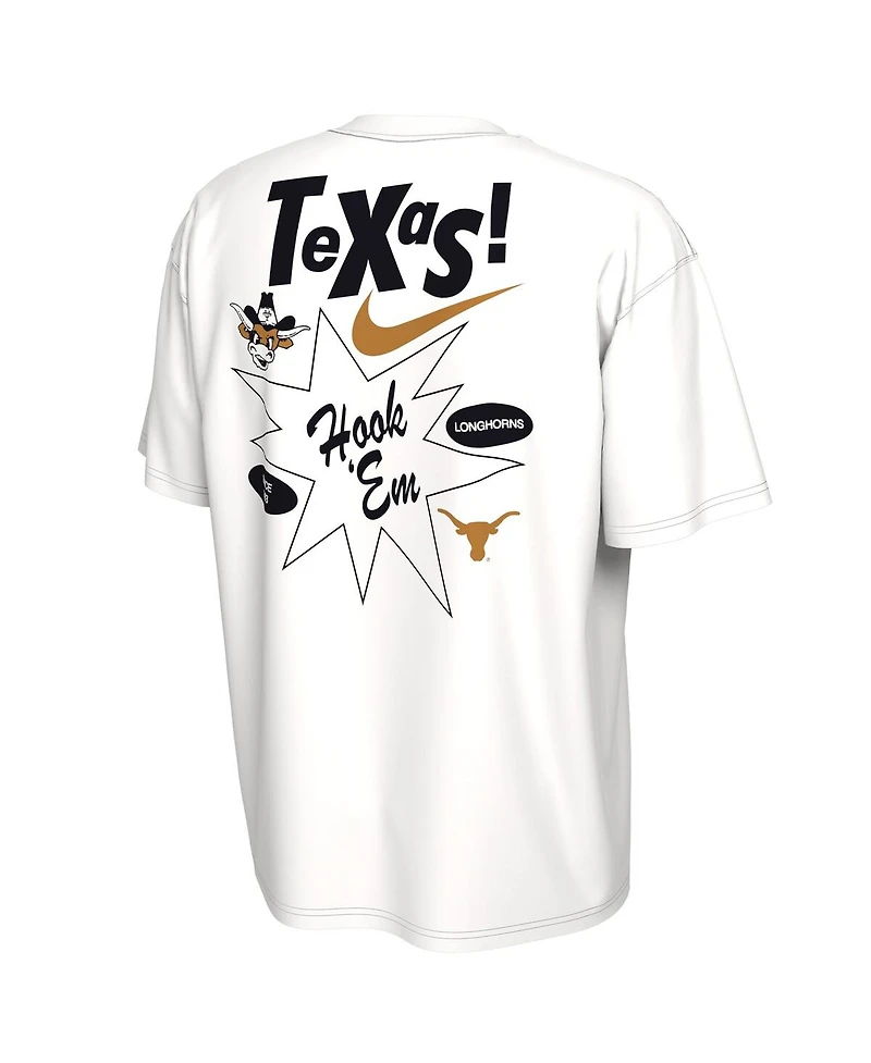 Nike Men's White Texas Longhorns Max90 T-Shirt
