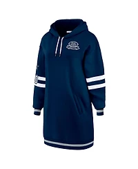 Wear by Erin Andrews Women's Navy Dallas Cowboys Hoodie Dress