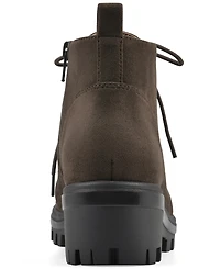 White Mountain Women's Tariq Lug Sole Lace-up Booties