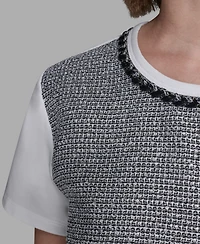 Karl Lagerfeld Paris Women's Embellished Top