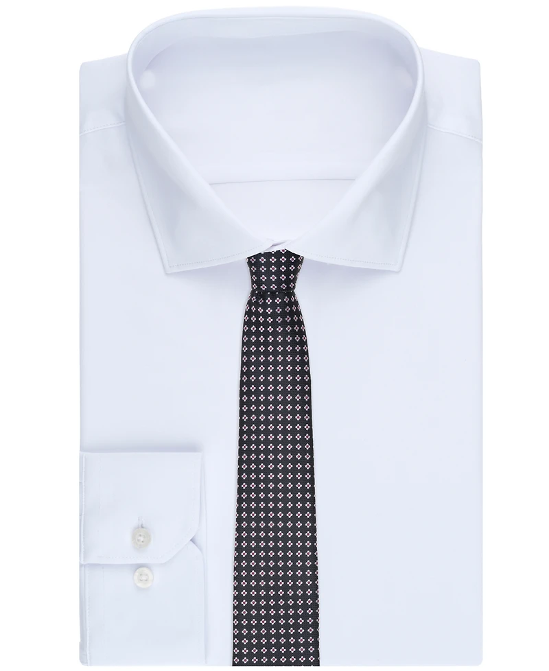 Club Room Men's Ascot Neat Pattern Tie, Macy's Exclusive