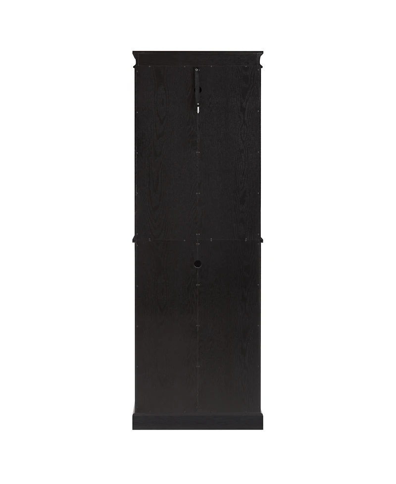 Lovmor Exquisite Six-Tier Display Cabinet with Illuminated Showcase