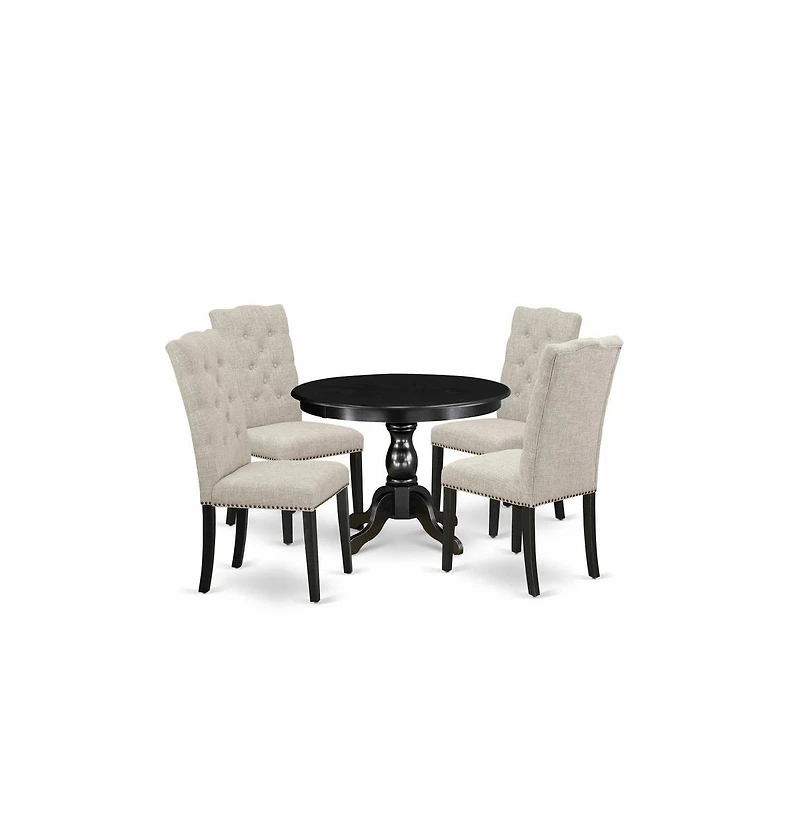 East West Furniture 5 Piece Kitchen Table Set