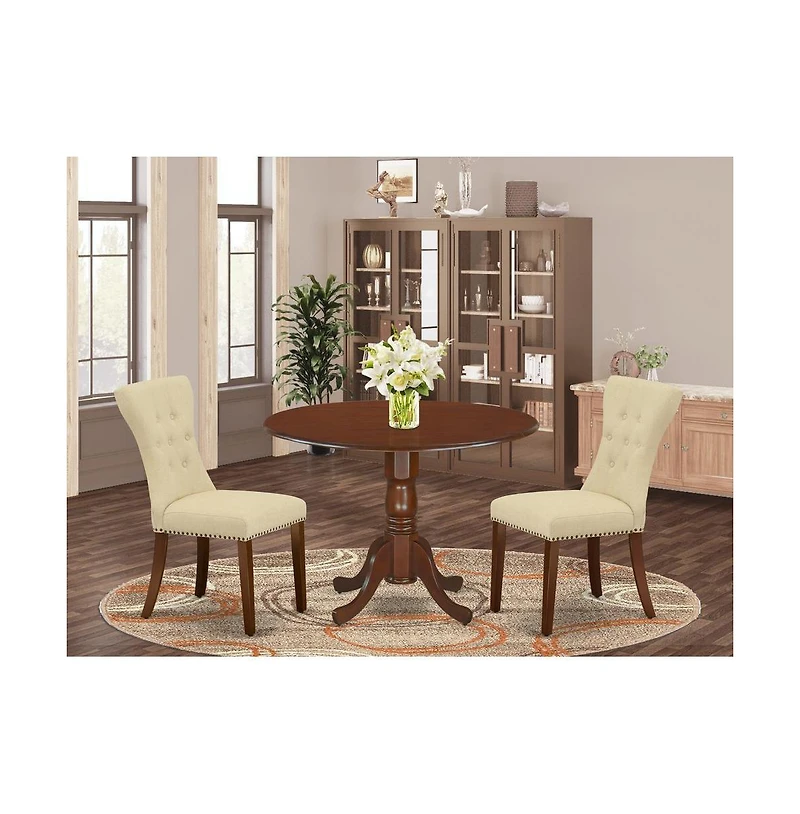 East West Furniture Dining Room Set Mahogany