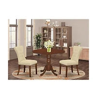 East West Furniture Dining Room Set Mahogany