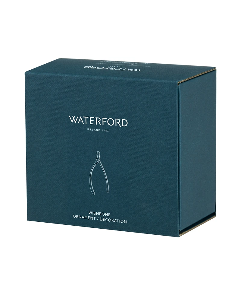 Waterford Christmas Wishbone Golden Ornament