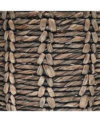 Jonathan Y Laurel 19.49" Bohemian Hand-Woven Abaca Hamper Basket with Handles