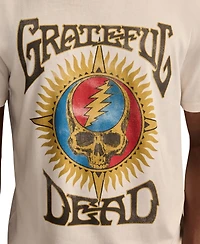 Lucky Brand Men's Grateful Dead Real Skull Crewneck T-Shirt