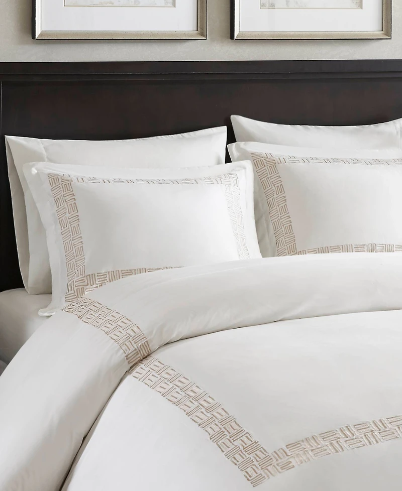 Harbor House Nile Embroidery 3-Pc. Duvet Cover Set, King/Cal King