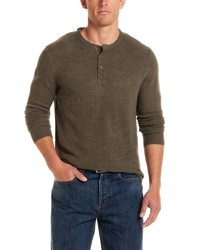 Weatherproof Vintage Men's Soft Touch Henley Sweater