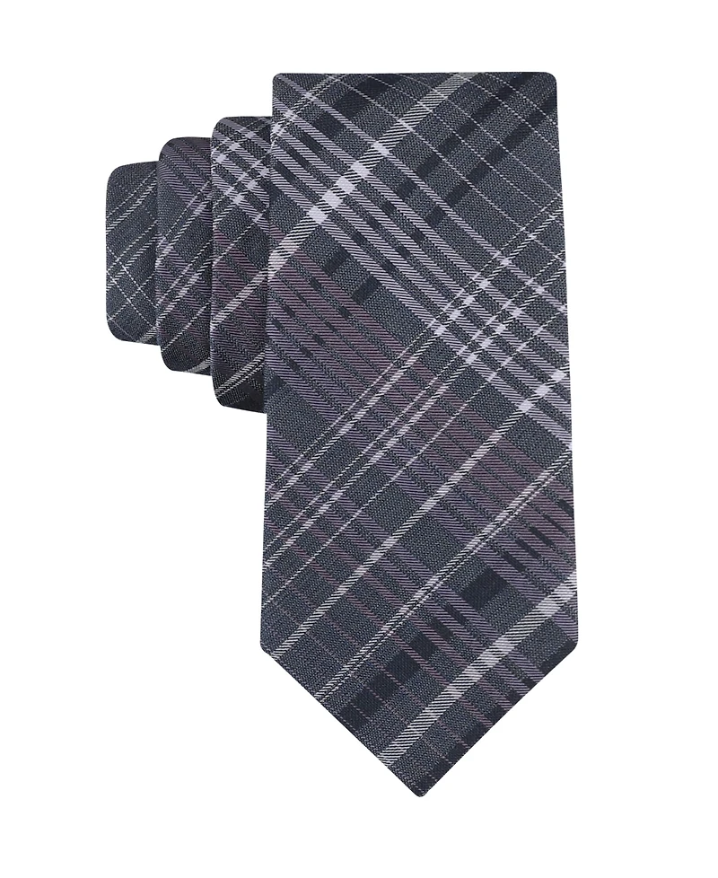 Calvin Klein Men's Kingston Plaid Tie