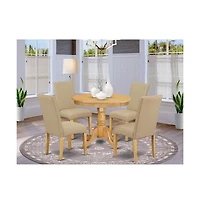 East West Furniture Dining Room Set Oak