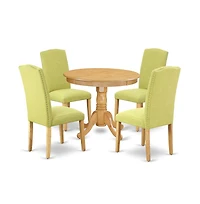 East West Furniture Dining Room Set Oak