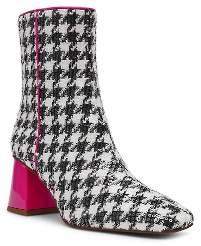 Betsey Johnson Women's Stevie Block Heel Dress Booties