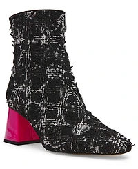 Betsey Johnson Women's Stevie Block Heel Dress Booties