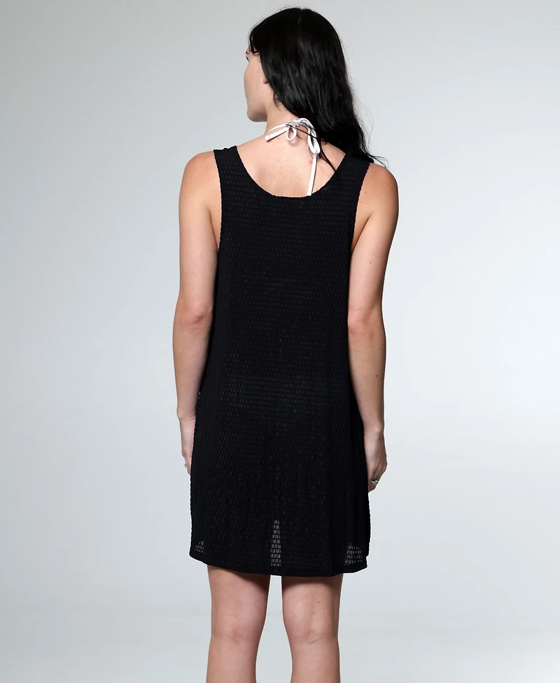 J Valdi Women's Sleeveless Ring Tank Coverup Dress