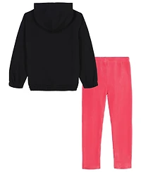 Under Armour Little Girls 2T-6X Rib Velour Tunic Set