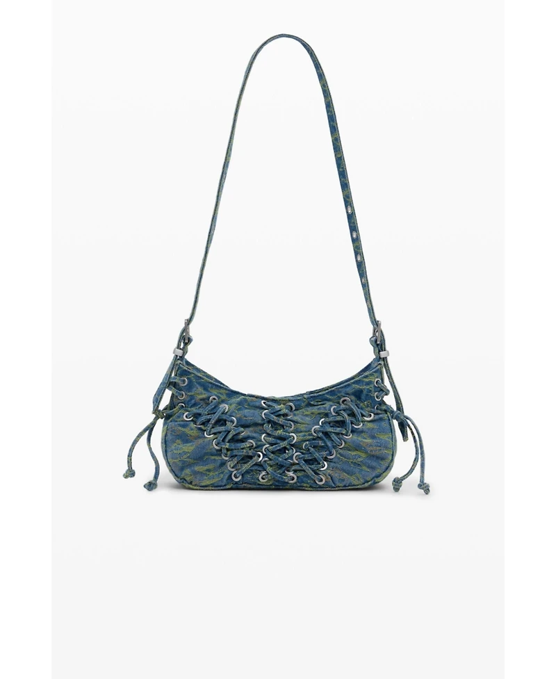 Desigual Women's Medium braided denim bag