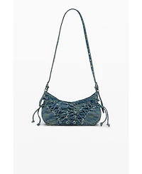 Desigual Women's Medium braided denim bag
