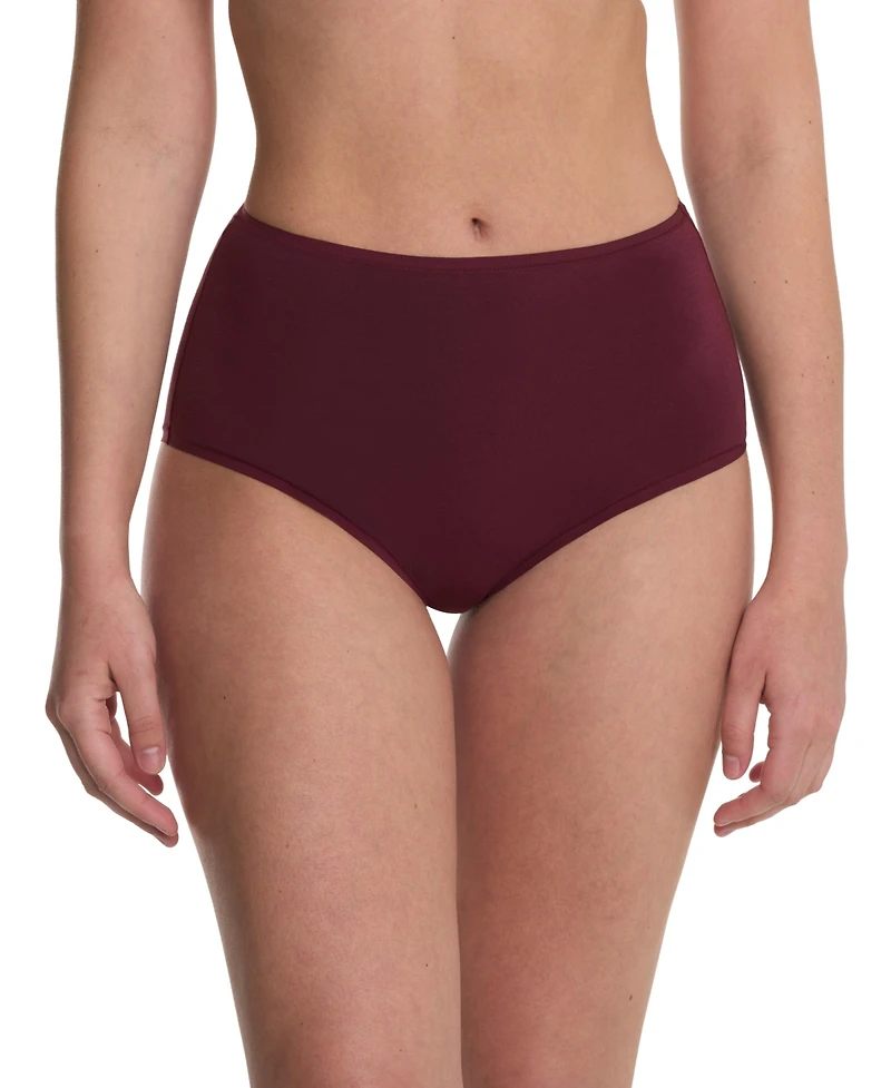 Natori Women's Bliss Cotton High Waist Brief 3 Pack