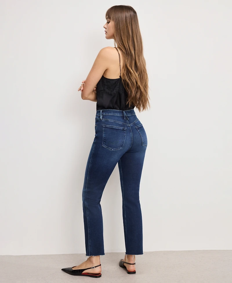 Good American Women's Soft Tech Standard Kick Flare Jeans