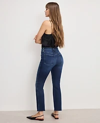 Good American Women's Soft Tech Standard Kick Flare Jeans