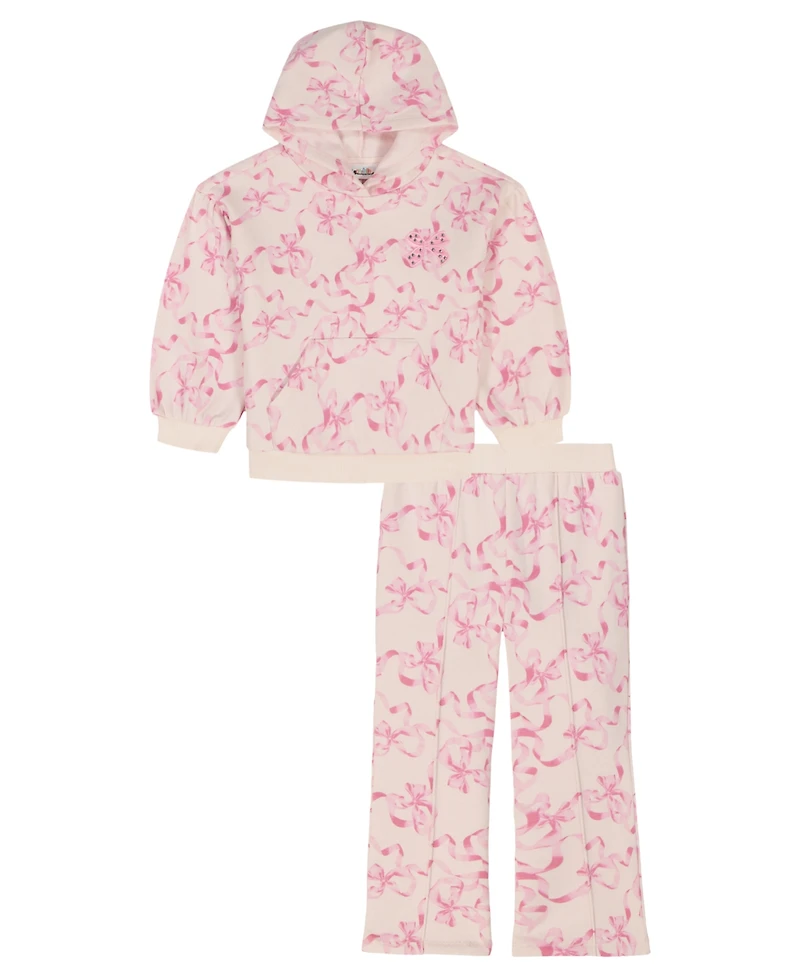 Kids Headquarters Toddler & Little Girls 4T-6X 2-Piece Hoodie and Pants Set