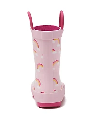 Lands' End Toddlers Pull On Splash Rubber Rain Boots